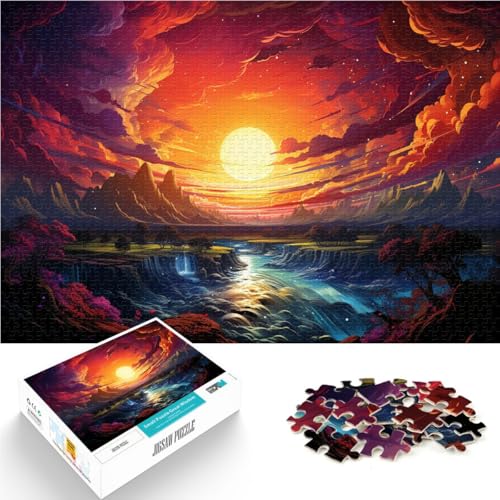 Puzzle 1000 Teile für Erwachsene, schöne Landschaft, für Puzzle, 19,7 x 29,5 Zoll, Familienspiel, Stressabbau, schwieriges Herausforderungspuzzle Puzzle 1000 Teile für Erwachsene, schöne Landschaft, für Puzzle, 19,7 x 29,5 Zoll, Familienspiel, Stressabbau, schwieriges Herausforderungspuzzle von SYUNFEI