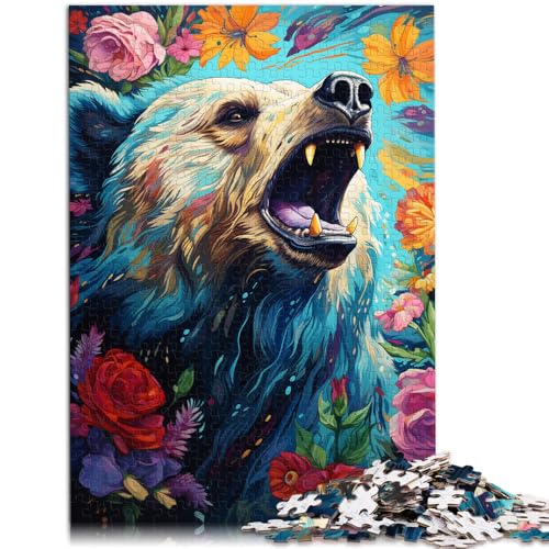 Puzzle 1000 Teile für Erwachsene Gartenbär-Puzzle 19,7 Zoll x 29,5 Zoll Herausforderung der Gehirnintelligenz, süchtig machendes Spielzeug Puzzle 1000 Teile für Erwachsene Gartenbär-Puzzle 19,7 Zoll x 29,5 Zoll Herausforderung der Gehirnintelligenz, süchtig machendes Spielzeug von SYUNFEI