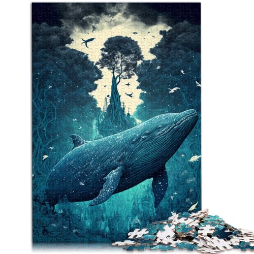 Puzzle 1000 Teile für Erwachsene Blauwal im Dschungel Cartoon-Puzzle 19,7 Zoll x 29,5 Zoll Lustige Puzzles Puzzle 1000 Teile für Erwachsene Blauwal im Dschungel Cartoon-Puzzle 19,7 Zoll x 29,5 Zoll Lustige Puzzles von SYUNFEI