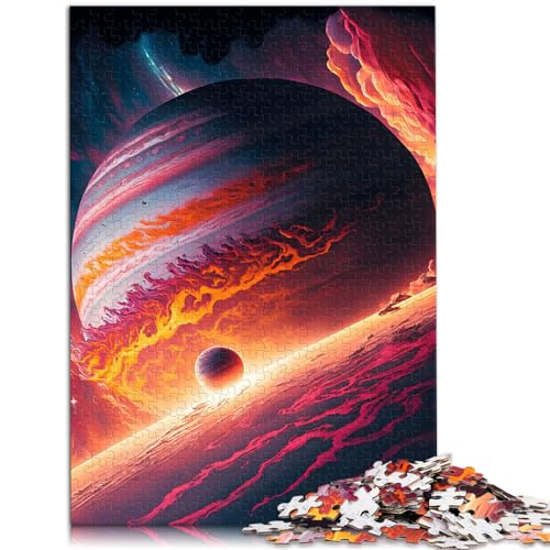 Puzzle-Geschenk, schöne Galaxielandschaft, 1000 Teile, Puzzle aus Holz, Spiel, Geburtstagsgeschenk, Geschenke für oder, Wandkunst (50 x 75 cm) von SYUNFEI