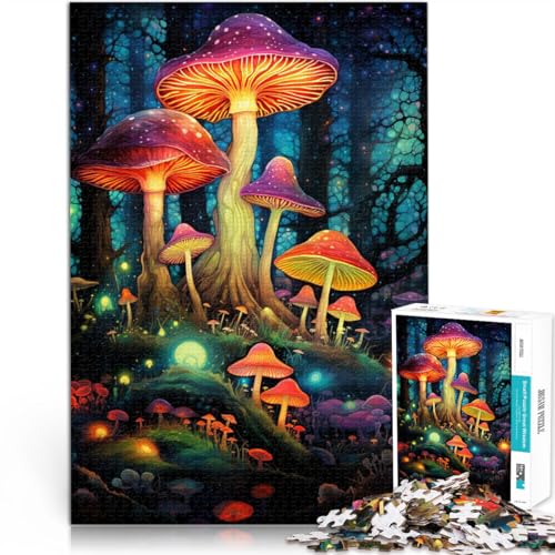 Puzzle-Geschenk „Cosmic Chihuahua mit Brille“, Puzzle für Erwachsene, 1000 Teile,26x38cm, Papppuzzles für Erwachsene und Kinder, Puzzles für Erwachsene, Geschenke von SYUNFEI