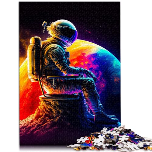 Puzzle-Spiele Galaxy Thinker 1000 Puzzles für Erwachsene 1000 Teile Holzpuzzle Lernspiele Heimdekoration Puzzlespielzeug Denkspiel （50x75cm） von SYUNFEI