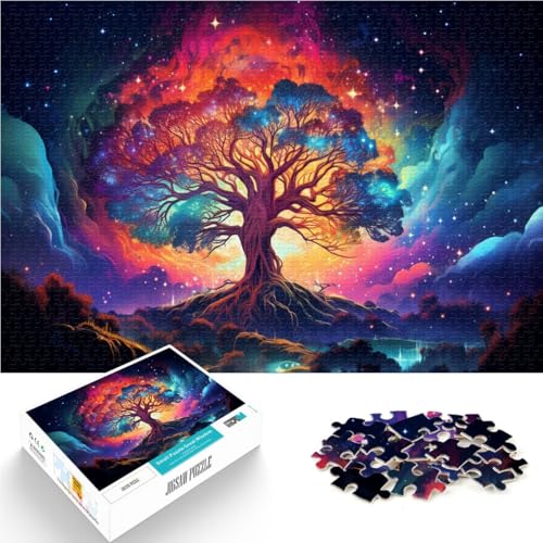 Puzzle Sternenhimmel-Baum, Puzzle für Erwachsene und Kinder, 1000 Teile,26x38cm, Papppuzzle für Erwachsene und Kinder ab 14 Jahren, Lernspiel Puzzle Sternenhimmel-Baum, Puzzle für Erwachsene und Kinder, 1000 Teile,26x38cm, Papppuzzle für Erwachsene und Kinder ab 14 Jahren, Lernspiel von SYUNFEI