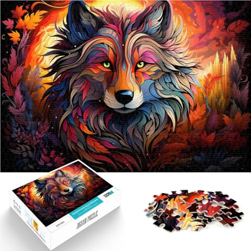 Puzzle für Erwachsene, 1000 Teile, Art Wolf, Denksportaufgabe, 19,7 x 29,5 Zoll, Weihnachts- und Geburtstagsgeschenk für Teenager ab 14 Jahren Puzzle für Erwachsene, 1000 Teile, Art Wolf, Denksportaufgabe, 19,7 x 29,5 Zoll, Weihnachts- und Geburtstagsgeschenk für Teenager ab 14 Jahren von SYUNFEI