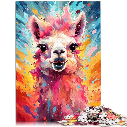 Puzzle für Erwachsene, 1000 Teile, Farbmalerei, Alpaka, Spiele, Spielzeug, Geschenk, 19,7 x 29,5 Zoll. Helfen Sie dem Gehirn, zu trainieren und Geduld zu fördern Puzzle für Erwachsene, 1000 Teile, Farbmalerei, Alpaka, Spiele, Spielzeug, Geschenk, 19,7 x 29,5 Zoll. Helfen Sie dem Gehirn, zu trainieren und Geduld zu fördern von SYUNFEI