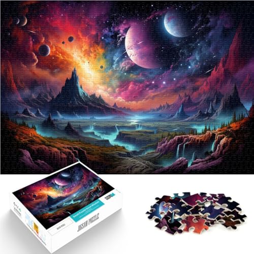 Puzzle für Erwachsene, 1000 Teile, Landschaftsmalerei, Lernspiele, Heimdekoration, Puzzle, 19,7 x 29,5 Zoll, Familienspiel, Stressabbau, schwieriges Herausforderungspuzzle Puzzle für Erwachsene, 1000 Teile, Landschaftsmalerei, Lernspiele, Heimdekoration, Puzzle, 19,7 x 29,5 Zoll, Familienspiel, Stressabbau, schwieriges Herausforderungspuzzle von SYUNFEI