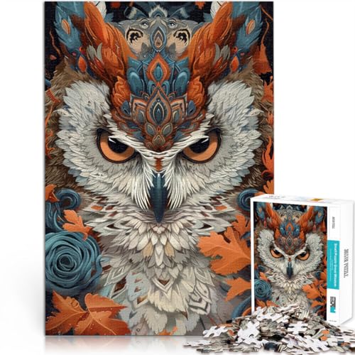 Puzzle für Erwachsene, 1000 Teile, Tier-Eule, Lernspielzeug, Familienspiele, 50x75 cm, jedes Teil ist einzigartig – herausforderndes, unterhaltsames Familienspiel Puzzle für Erwachsene, 1000 Teile, Tier-Eule, Lernspielzeug, Familienspiele, 50x75 cm, jedes Teil ist einzigartig – herausforderndes, unterhaltsames Familienspiel von SYUNFEI