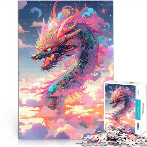 Puzzle für Erwachsene, Anime-Drachen, Puzzle 1000 Teile für Erwachsene, 14,96 x 20,47 Zoll, Papppuzzle, Spielzeug, Denkspiel für Erwachsene und Kinder Puzzle für Erwachsene, Anime-Drachen, Puzzle 1000 Teile für Erwachsene, 14,96 x 20,47 Zoll, Papppuzzle, Spielzeug, Denkspiel für Erwachsene und Kinder von SYUNFEI