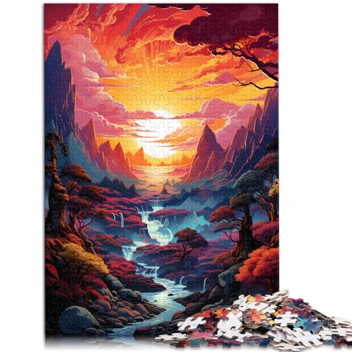 Puzzle 1000 Teile für Erwachsene Bezaubernde Bunte Landschaft Puzzle Lernspiele 19,7 Zoll x 29,5 Zoll Herausforderndes Puzzlespiel und Familienspiel Puzzle 1000 Teile für Erwachsene Bezaubernde Bunte Landschaft Puzzle Lernspiele 19,7 Zoll x 29,5 Zoll Herausforderndes Puzzlespiel und Familienspiel von SYUNFEI
