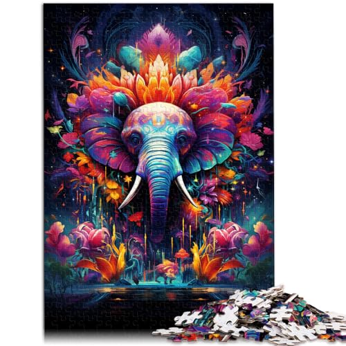 Puzzle für Erwachsene, 1000 Teile, Elefanten, Spaß für die ganze Familie, 50x75 cm, lustige Puzzles für Teenager ab 14 Jahren Puzzle für Erwachsene, 1000 Teile, Elefanten, Spaß für die ganze Familie, 50x75 cm, lustige Puzzles für Teenager ab 14 Jahren von SYUNFEI