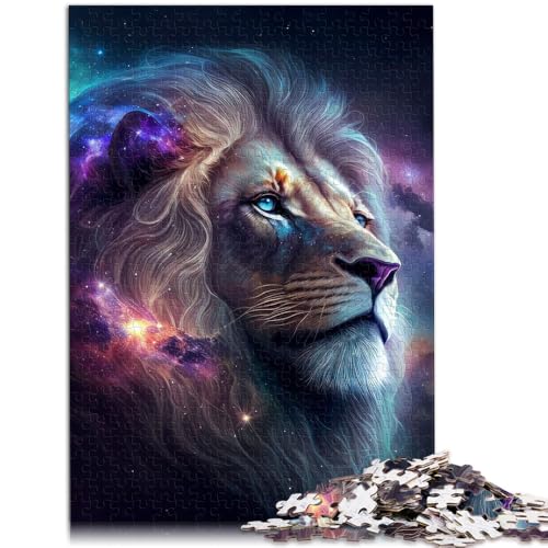 Puzzle für Erwachsene, Fantasy-Löwe, Tierpuzzle für Erwachsene, 1000 Teile, 14,96 Zoll x 20,47 Zoll, Papppuzzles für Erwachsene und Kinder, Lernspielzeug, Familienspiele Puzzle für Erwachsene, Fantasy-Löwe, Tierpuzzle für Erwachsene, 1000 Teile, 14,96 Zoll x 20,47 Zoll, Papppuzzles für Erwachsene und Kinder, Lernspielzeug, Familienspiele von SYUNFEI