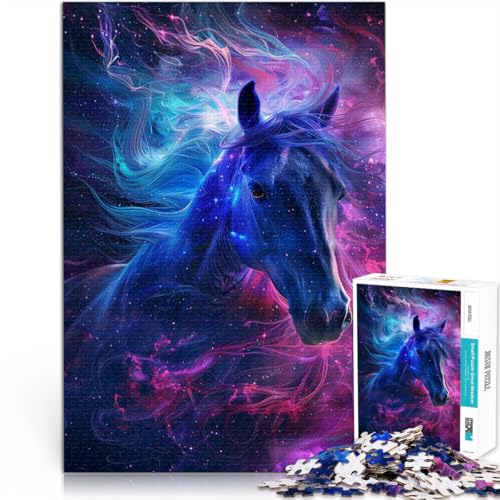 Puzzle für Erwachsene, 1000 Teile, Galaxie-Tier, Nashorn, Familien-Aktivitätspuzzle, 50x75 cm, mit passendem Poster und Quizblatt Puzzle für Erwachsene, 1000 Teile, Galaxie-Tier, Nashorn, Familien-Aktivitätspuzzle, 50x75 cm, mit passendem Poster und Quizblatt von SYUNFEI