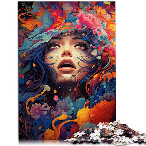 Puzzle für Erwachsene, Mädchen, Puzzle für Erwachsene, 1000 Teile, 38x52 cm, Kartonpuzzle, geeignet für Erwachsene und Kinder ab 14 Jahren, einzigartiges Herausforderungsspiel von SYUNFEI