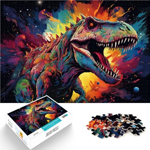 Puzzle für Erwachsene, Mutated Tyrannosaurus Rex für Erwachsene, 2000 Teile, Puzzle-Geschenke, 70 x 100 cm, graue Kartenpuzzles, Stressabbau, schwierige Herausforderung von SYUNFEI