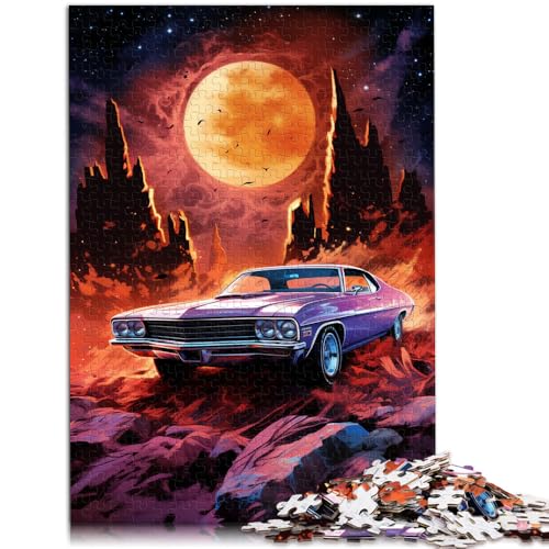 Puzzle für Erwachsene, Neonauto, Mond, 1000 Teile, Puzzle für Erwachsene, 50 x 75 cm, Holzbrettpuzzle für Erwachsene und Kinder ab 14 Jahren, Entspannungspuzzlespiele Puzzle für Erwachsene, Neonauto, Mond, 1000 Teile, Puzzle für Erwachsene, 50 x 75 cm, Holzbrettpuzzle für Erwachsene und Kinder ab 14 Jahren, Entspannungspuzzlespiele von SYUNFEI