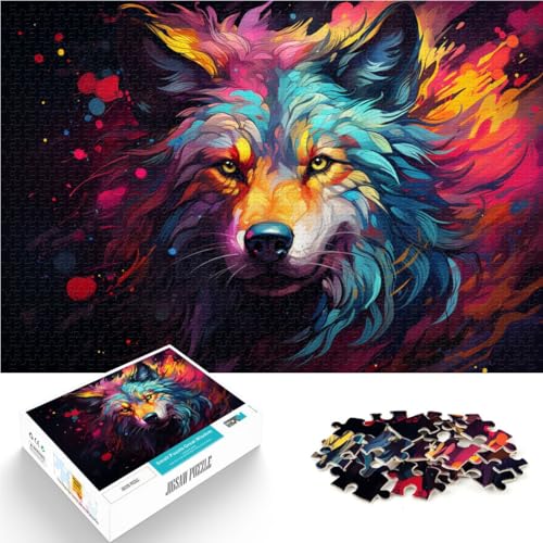Puzzle 1000 Teile für Erwachsene Wolf Puzzle Lernspiele 19,7 Zoll x 29,5 Zoll Weihnachtspuzzlegeschenke Geeignet für Jugendliche ab 14 Jahren Puzzle 1000 Teile für Erwachsene Wolf Puzzle Lernspiele 19,7 Zoll x 29,5 Zoll Weihnachtspuzzlegeschenke Geeignet für Jugendliche ab 14 Jahren von SYUNFEI