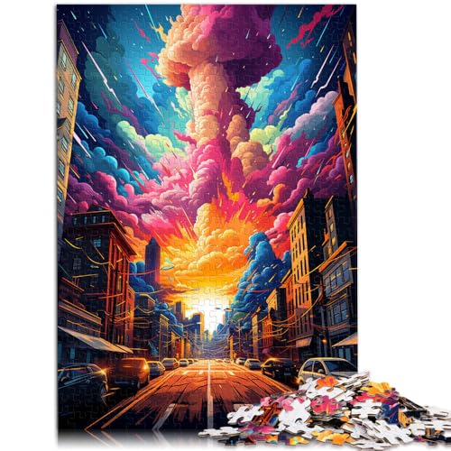Puzzle für Erwachsene, dynamisches Stadtbild, 1000-teiliges Puzzle für Erwachsene, 14,96 x 20,47 Zoll, Papppuzzle, Spielzeug, Denkspiel für Erwachsene und Kinder Puzzle für Erwachsene, dynamisches Stadtbild, 1000-teiliges Puzzle für Erwachsene, 14,96 x 20,47 Zoll, Papppuzzle, Spielzeug, Denkspiel für Erwachsene und Kinder von SYUNFEI