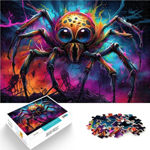 Puzzle für Erwachsene, 1000 Teile, farbige Spinne, unmögliches Puzzle, 19,7 x 29,5 Zoll, Weihnachts Geschenke für Teenager ab 14 Jahren Puzzle für Erwachsene, 1000 Teile, farbige Spinne, unmögliches Puzzle, 19,7 x 29,5 Zoll, Weihnachts Geschenke für Teenager ab 14 Jahren von SYUNFEI