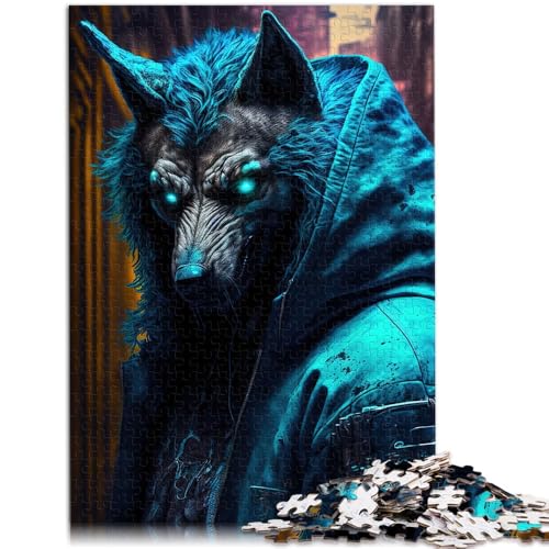 Puzzle für Erwachsene, mechanischer Wolf, 1000-teiliges Puzzle für Erwachsene, 50 x 75 cm, Holzbrettpuzzle für Erwachsene und Kinder ab 14 Jahren, Spielzeug, Denkspiel Puzzle für Erwachsene, mechanischer Wolf, 1000-teiliges Puzzle für Erwachsene, 50 x 75 cm, Holzbrettpuzzle für Erwachsene und Kinder ab 14 Jahren, Spielzeug, Denkspiel von SYUNFEI