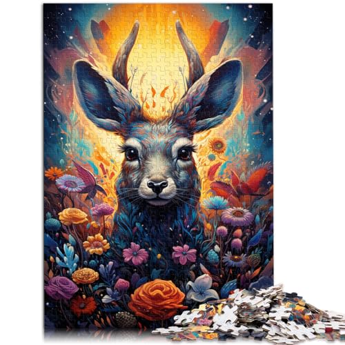 Puzzle für Erwachsene mit 1000 Teilen, süßes REH, pädagogische Herausforderung mit vollständig ineinander greifenden, zufällig geformten Teilen, 10,27 x 14,96 Zoll Puzzle für Erwachsene mit 1000 Teilen, süßes REH, pädagogische Herausforderung mit vollständig ineinander greifenden, zufällig geformten Teilen, 10,27 x 14,96 Zoll von SYUNFEI