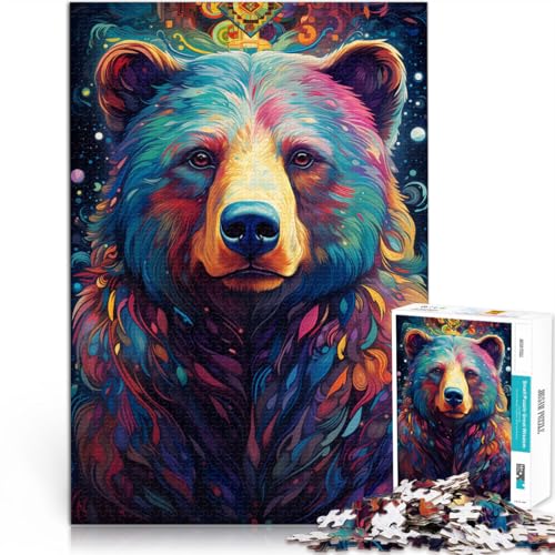 Puzzle für Erwachsene „Cosmic Fox“, 1000 Teile, 38x52 cm, Papppuzzle für Erwachsene und Kinder ab 14 Jahren, Staycation, Zeit totschlagen von SYUNFEI