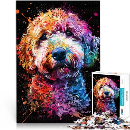 Puzzle für Erwachsene, 1000 Teile, Lagotto Romagnolo-Hund, Kunstspielzeug, Lernspiele, Stressabbau, Geschenkideen,38x52cm, für 14-Jährige Puzzle für Erwachsene, 1000 Teile, Lagotto Romagnolo-Hund, Kunstspielzeug, Lernspiele, Stressabbau, Geschenkideen,38x52cm, für 14-Jährige von SYUNFEI
