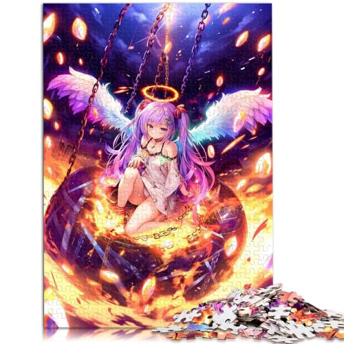 Puzzle für Kinder, Engelsmädchen, 1000 Teile, 50 x 75 cm, Holzbrettpuzzle für Kinder ab 14 Jahren, interessante Puzzles zur Stressreduzierung Puzzle für Kinder, Engelsmädchen, 1000 Teile, 50 x 75 cm, Holzbrettpuzzle für Kinder ab 14 Jahren, interessante Puzzles zur Stressreduzierung von SYUNFEI