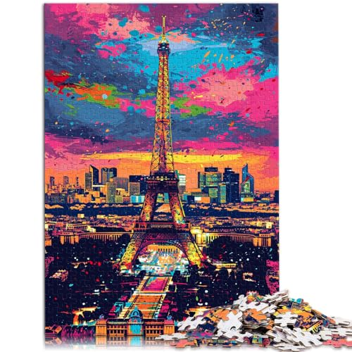 Puzzle für Erwachsene, 1000 Teile, der Eiffelturm in Paris, als Puzzle-Geschenk, 19,7 x 29,5 Zoll, Weihnachts Geschenke Puzzle für Erwachsene, 1000 Teile, der Eiffelturm in Paris, als Puzzle-Geschenk, 19,7 x 29,5 Zoll, Weihnachts Geschenke von SYUNFEI