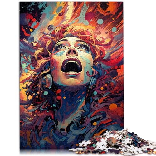 Puzzle für Erwachsene, 1000 Teile, Weltraummädchen, Lernspielzeug, Familienspiele, 19,7 x 29,5 Zoll, mit vollständig ineinander greifenden, zufällig geformten Teilen Puzzle für Erwachsene, 1000 Teile, Weltraummädchen, Lernspielzeug, Familienspiele, 19,7 x 29,5 Zoll, mit vollständig ineinander greifenden, zufällig geformten Teilen von SYUNFEI