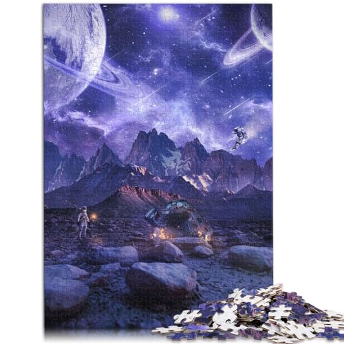 Puzzle für Weltraumrettung, 1000 Teile, Puzzle, Holzpuzzle, Lernpuzzle, Familienspiel für und Spielzeug, Denkspiel (50 x 75 cm) von SYUNFEI