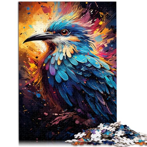 Puzzle zum Ausmalen, Spatz, 1000 Teile, Holzpuzzle, Präzisionsschnitt-Puzzle, ganze Familie (50 x 75 cm) von SYUNFEI