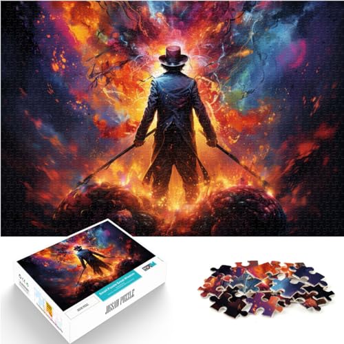 Puzzles Geschenke Spielzeug Gesicht Angst Puzzles für Erwachsene 1000 Teile Holzpuzzle DIY Puzzle Spielzeug Familienspiel Stressabbau Schwieriges Herausforderungspuzzle （50x75cm） von SYUNFEI