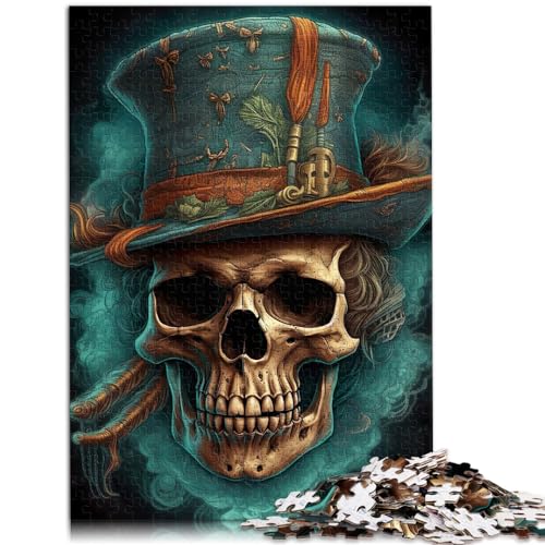 Puzzles Gift Mister Totenkopfhut 1000 Teile Puzzle Geschenke Holzpuzzle und Puzzle Spaß für Aktivitäten zu Hause, Geburtstagsgeschenk, Reisegeschenke, (50x75cm) von SYUNFEI