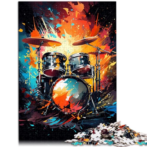 Puzzle für Erwachsene, 1000 Teile, Schlagzeug-Spielzeug, Denkspiel, ganze Familie,38x52cm, für Teenager ab 14 Jahren Puzzle für Erwachsene, 1000 Teile, Schlagzeug-Spielzeug, Denkspiel, ganze Familie,38x52cm, für Teenager ab 14 Jahren von SYUNFEI