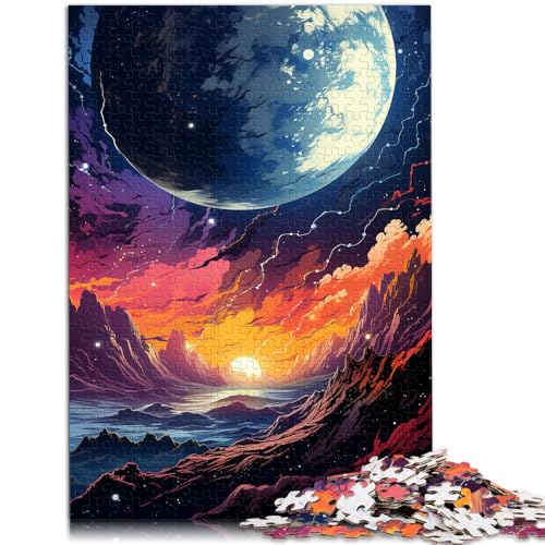 Puzzles für Erwachsene und Teenager, Galaxy Skull Puzzles 1000 Teile für Erwachsene, 14,96 Zoll x 20,47 Zoll, Papppuzzles für Erwachsene, Geschenke, Weihnachtspuzzlegeschenke für Frauen von SYUNFEI