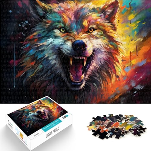 Puzzle für Erwachsene, 1000 Teile, Kojote-Puzzlespiel, 19,7 x 29,5 Zoll, Familienspiel, Stressabbau, schwieriges Herausforderungspuzzle Puzzle für Erwachsene, 1000 Teile, Kojote-Puzzlespiel, 19,7 x 29,5 Zoll, Familienspiel, Stressabbau, schwieriges Herausforderungspuzzle von SYUNFEI