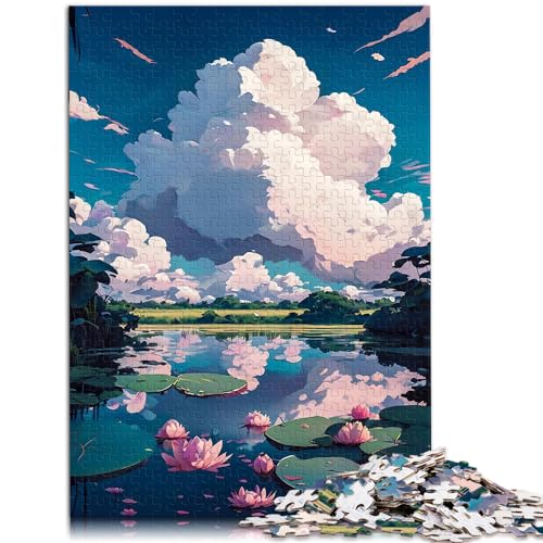 Puzzles für den japanischen Stil, schwierige, anspruchsvolle Puzzles, 1000-teiliges Holzpuzzle, Lernpuzzle, Spielzeug, Denkspiel (50 x 75 cm) von SYUNFEI