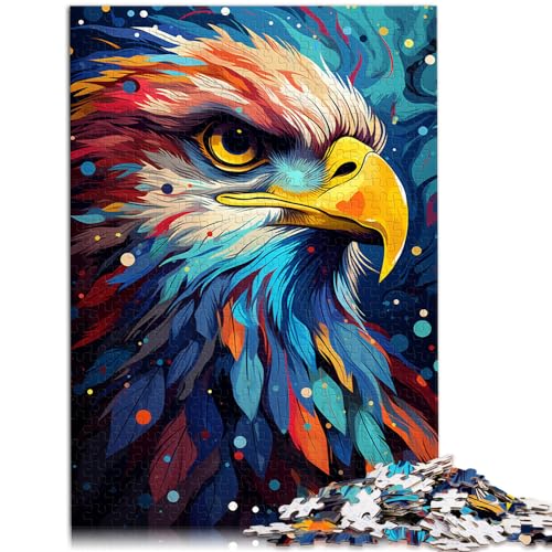 Puzzles zum Ausmalen, Adler, 1000 Teile, Puzzle für Erwachsene, Holzpuzzles, Puzzle-Wanddekoration eignet ganze Familie und die (50 x 75 cm) von SYUNFEI