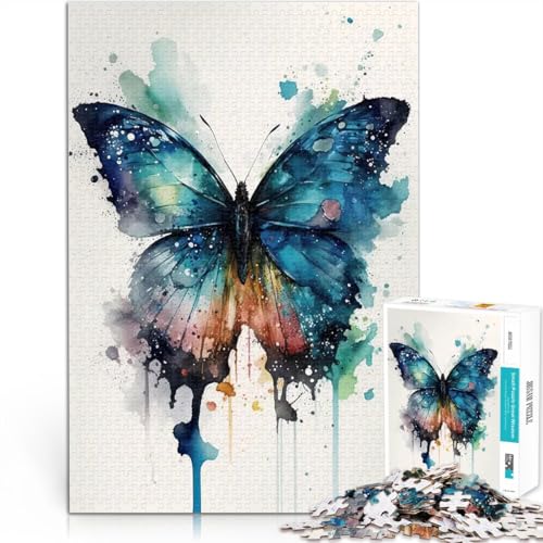 Schmetterling Aquarell Puzzle für Jugendliche 2000 Teile Pädagogisches Spielzeug zum Stressabbau Heimdekoration 70x100cm Schmetterling Aquarell Puzzle für Jugendliche 2000 Teile Pädagogisches Spielzeug zum Stressabbau Heimdekoration 70x100cm von SYUNFEI