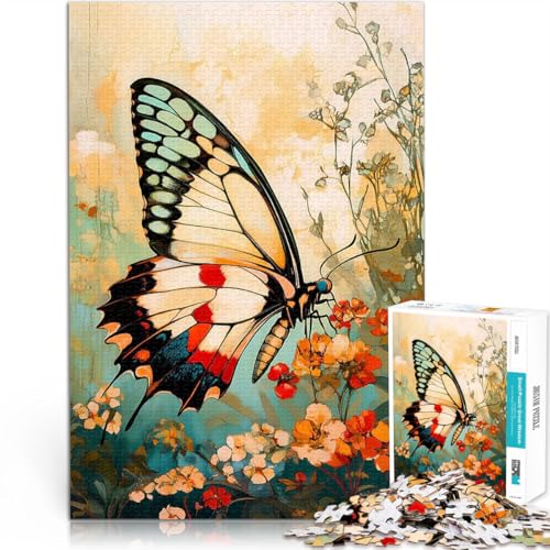 Schmetterling auf Blumen Puzzle für Erwachsene 2000 Teile Pädagogisches Spielzeug zum Stressabbau Wanddekoration 70x100cm Schmetterling auf Blumen Puzzle für Erwachsene 2000 Teile Pädagogisches Spielzeug zum Stressabbau Wanddekoration 70x100cm von SYUNFEI