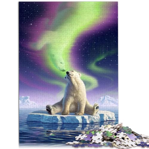 Spiel-Geschenk-Puzzle Arctic Kissa, 1000-teiliges Puzzle, Holzpuzzle, Wanddekoration, Spielzeug, Puzzle, Lernspiele, Stressabbau-Puzzle (50 x 75 cm) von SYUNFEI