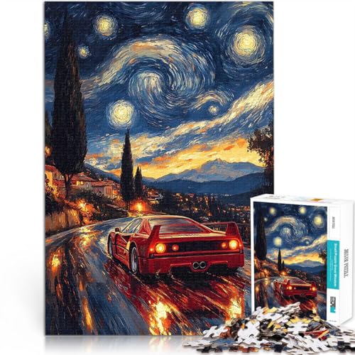Sternennacht F40 1000-teilige Puzzles für Teenager Dekomprimierendes intellektuelles Lernspielzeug Heimdekoration 38x26cm Sternennacht F40 1000-teilige Puzzles für Teenager Dekomprimierendes intellektuelles Lernspielzeug Heimdekoration 38x26cm von SYUNFEI