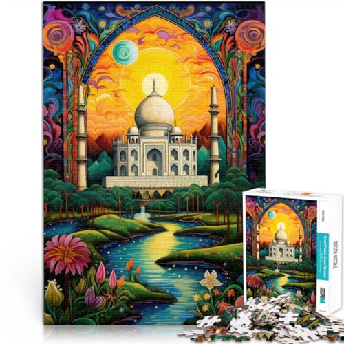 Taj Mahal von Indien 1000-teilige Puzzles für Teenager Spielzeug Lernspiele Stressabbau denn eignet ganze Familie 38x26cm Taj Mahal von Indien 1000-teilige Puzzles für Teenager Spielzeug Lernspiele Stressabbau denn eignet ganze Familie 38x26cm von SYUNFEI