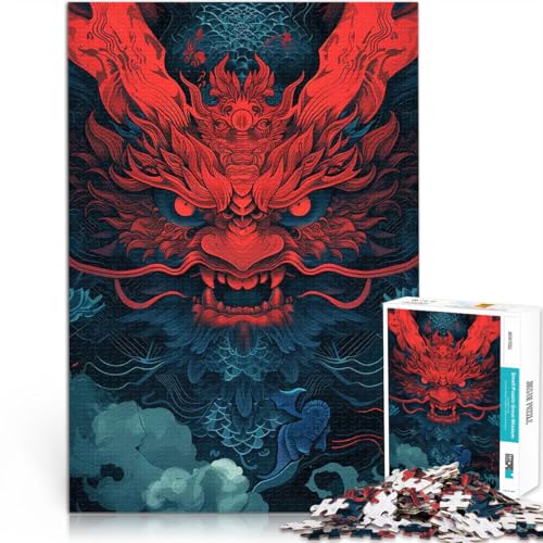 Teufelsschädel Puzzle für Erwachsene, 1000 Teile Dekomprimierendes intellektuelles Lernspielzeug Heimdekoration Spielzeug 38x26cm Teufelsschädel Puzzle für Erwachsene, 1000 Teile Dekomprimierendes intellektuelles Lernspielzeug Heimdekoration Spielzeug 38x26cm von SYUNFEI