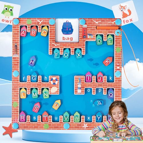 SYXLS Kinder Aufklärung Kognitive Puzzle Spielzeugjahre Alte Magnetische Yacht Kinder Bildung Übung Gehirn Spiele Sensorische Bildung Jungen Mädchen Motor Fähigkeiten Training Verwendet Werden von SYXLS