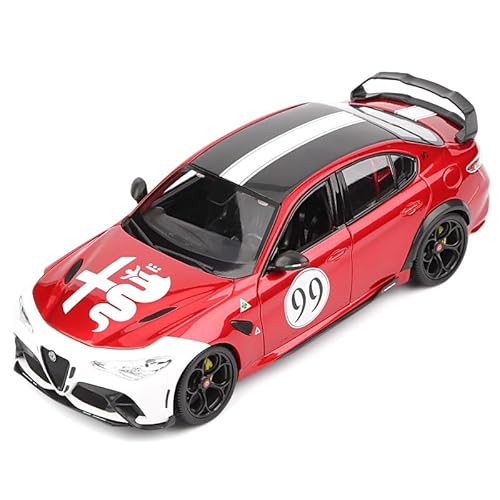 Auto Modell 1:18 Für Alfa Romeo Giulia GTAm Motorsports Aus Druckguss-Metalllegierung, Druckguss-Modellauto Sammlerstück Dekoration Jungen Mädchen Geschen von SYYANFEI