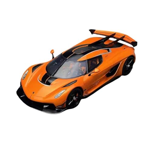 Auto Modell 1:18 Für Maßstab JESKO GT Spirit 2024 Limited Legierung Kompressionswelle Simulation Spielzeug Für Erwachsene Jungen Mädchen Geschen(Orange) von SYYANFEI