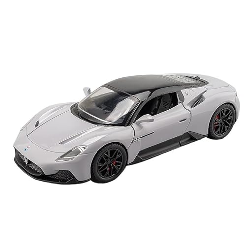 Auto Modell 1:24 Für Druckguss Metall Maserati Mc20 Modell Legierung Auto Modell Kinder Auto Spielzeug Auto Sport Auto Ornament Junge Jungen Mädchen Geschen(Gray) von SYYANFEI