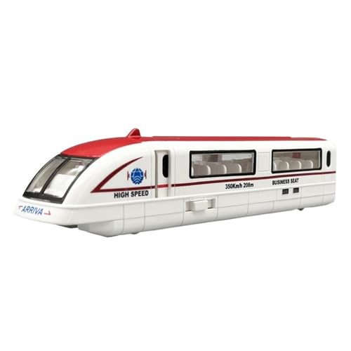 Auto Modell Für Mini Legierung Bumerang Zug Spielzeug Simulation Harmony Fuxing Power Auto Modell U-Bahn Serie Sammlung Jungen Mädchen Geschen(Rot) von SYYANFEI