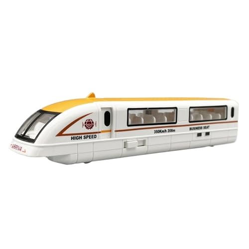 Auto Modell Für Mini Legierung Bumerang Zug Spielzeug Simulation Harmony Fuxing Power Auto Modell U-Bahn Serie Sammlung Jungen Mädchen Geschen(Yellow) von SYYANFEI